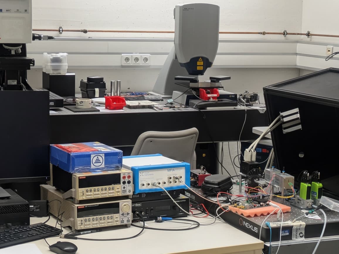 Lab setup at Hahn-Schickard
