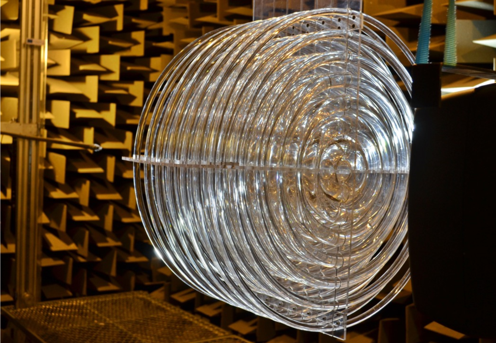 Granular metamaterial chain used in the LMA internship